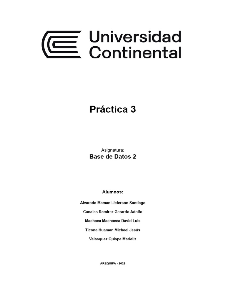 Practica 3 | PDF | No Sql | Bases de datos