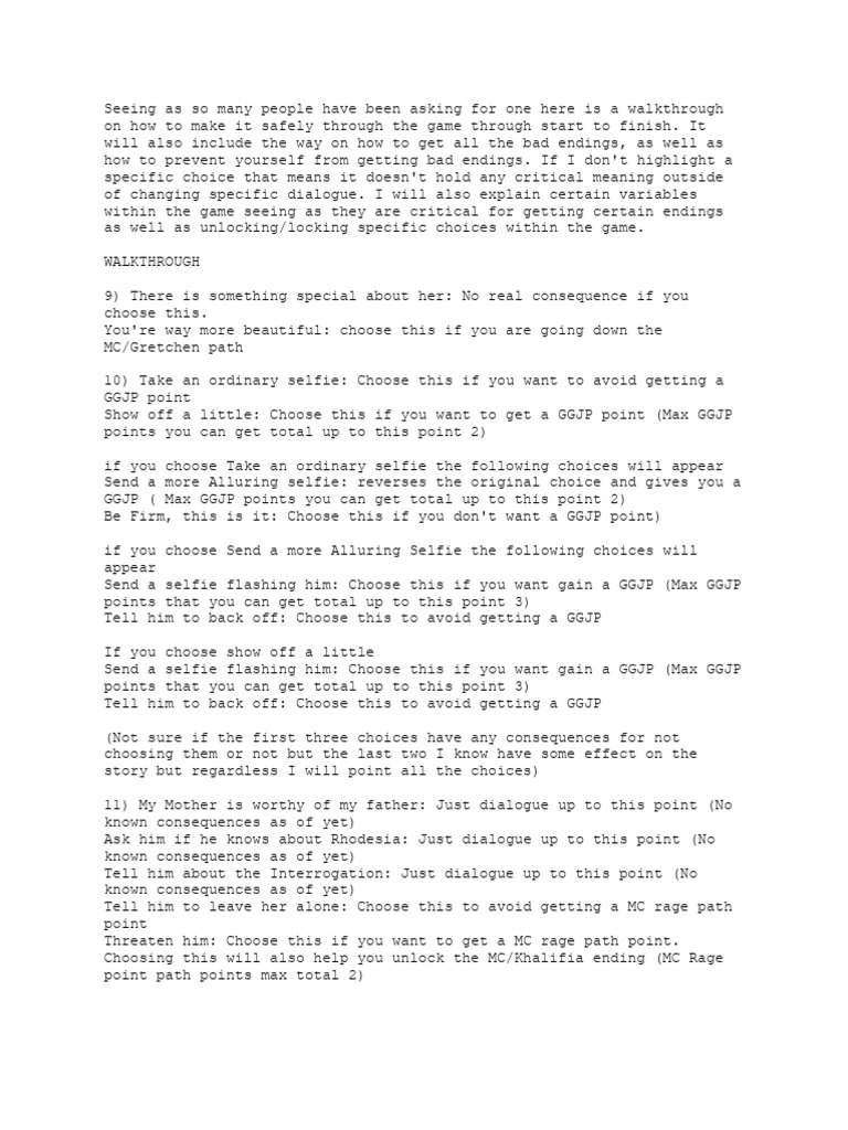 Walkthrough | PDF
