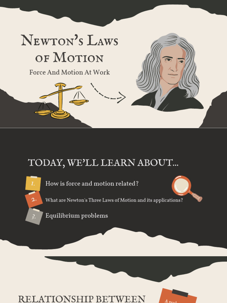 The Newton's Laws of Motion | PDF | Force | Newton's Laws Of Motion