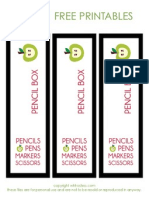 WH Hostess Pencil Box Label - Free Printables