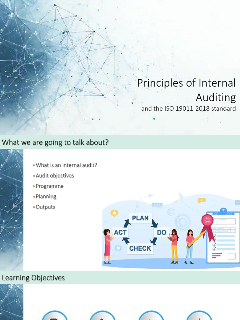 Principles of Internal Auditing and ISO 19011-2018 | PDF | Audit ...