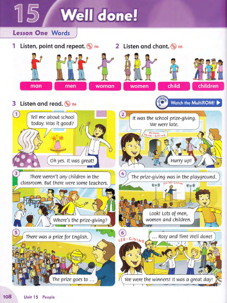 Family and Friend 2 Unit 15 Classbook | PDF