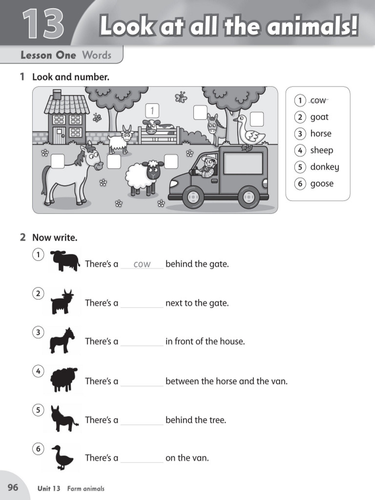 Family and Friend 2 Unit 13 Workbook | PDF