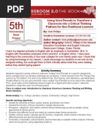 Download Vicki Phillips - Using VoiceThread to Teach Literature by Classroom 20 Book SN102754382 doc pdf