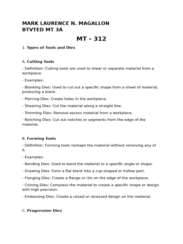 MT 312 | PDF
