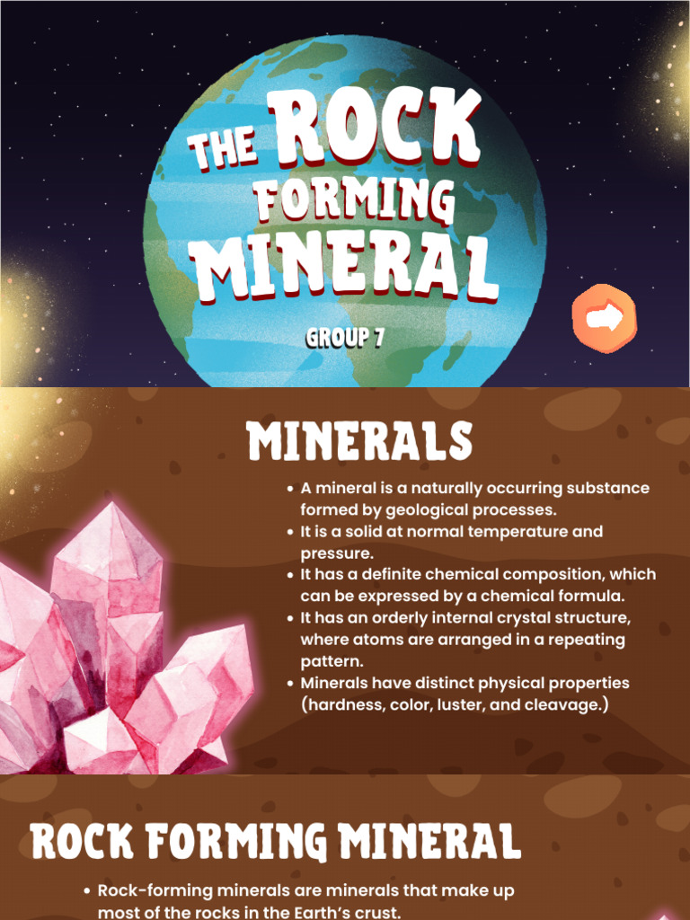 Solar System Presentation | PDF | Minerals | Rock (Geology)