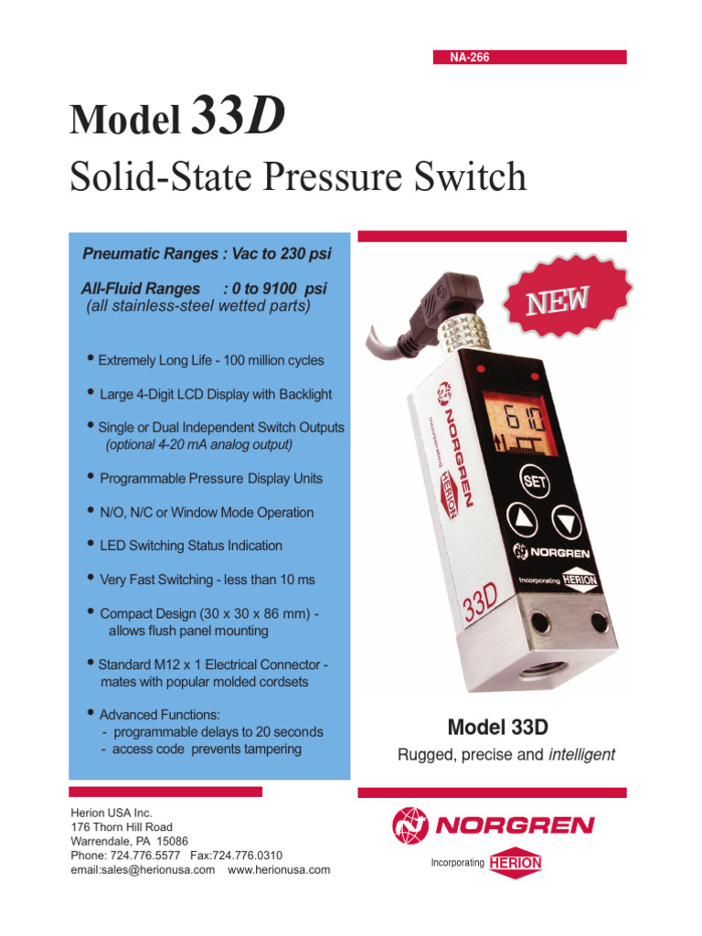 33D Pressure Swicth | PDF | Liquid Crystal Display | Backlight