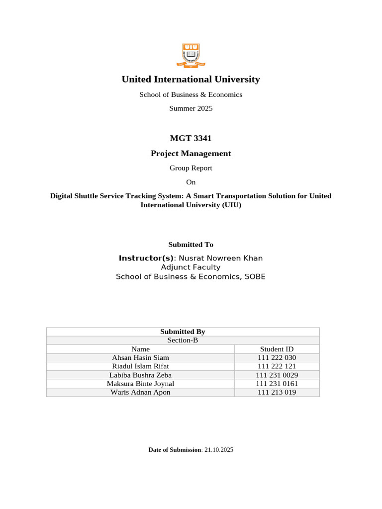 Project MGT Report Orginal | PDF | Project Management | Internal Rate ...