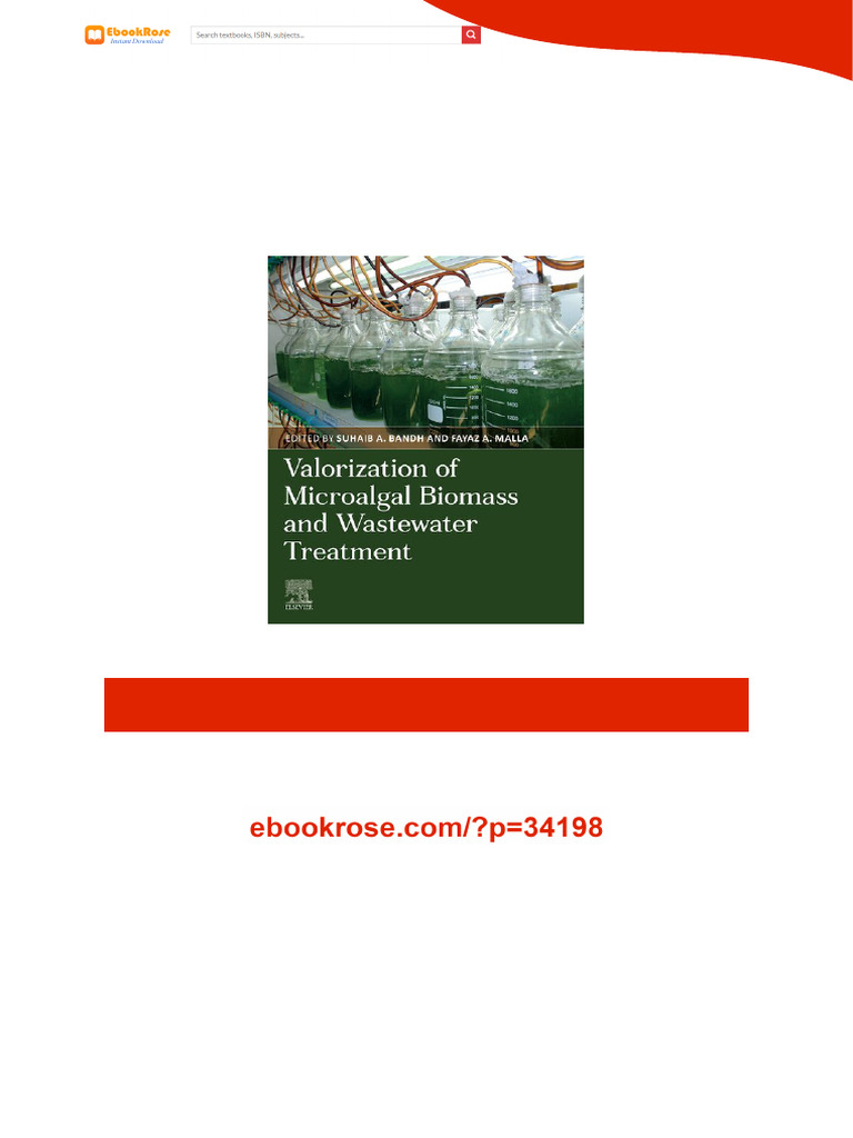 Valorization of Microalgal Biomass and Wastewater Treatment 1st Edition ...
