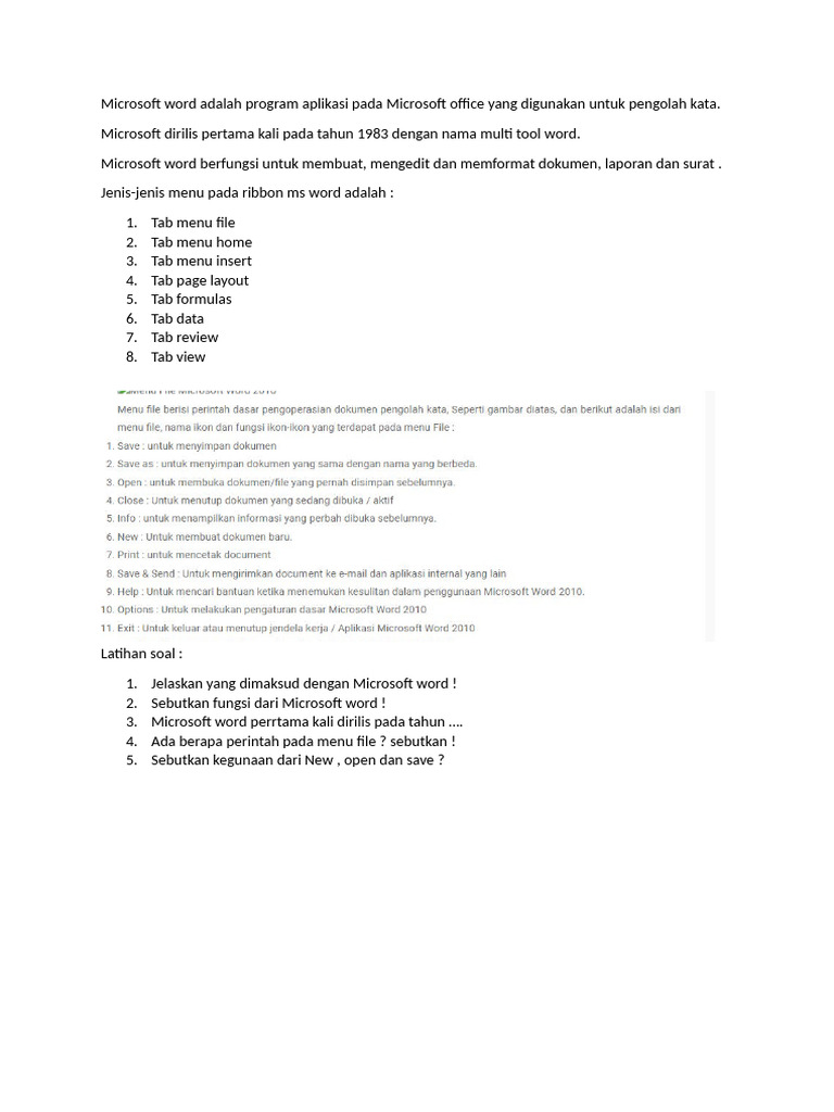 Latihan Soal Kelas 4 Baru | PDF