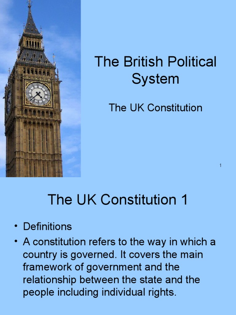 The UK Constitution | PDF | United States Constitution | Constitution