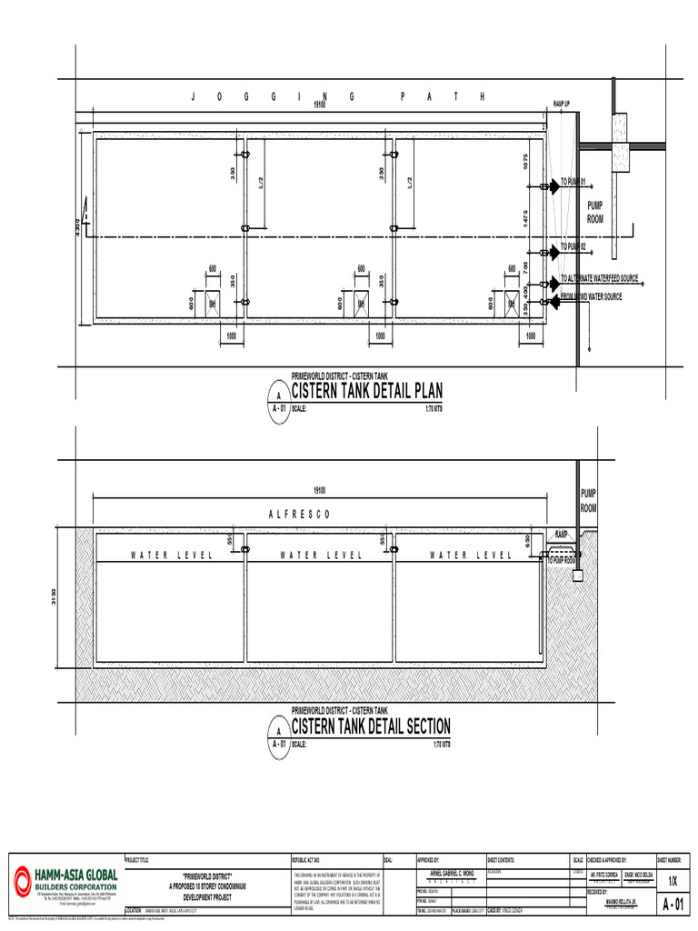 03.1 CISTERN TANK REVISED 230204 | PDF