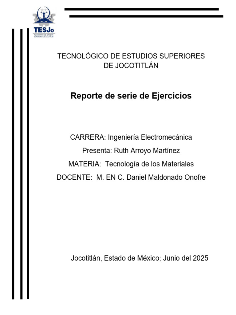 Serie de Ejercicios U2 TM RAM | PDF | Deformación (ingeniería ...