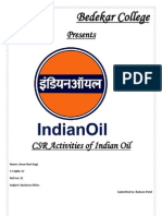 CSR Activities Carried Out by Indian Oil Corporation LTD
