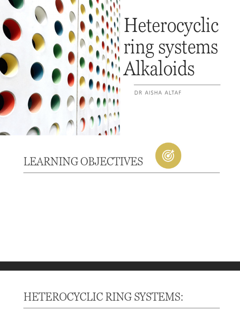 Heterocyclic ring systems | PDF | Heterocyclic Compound | Aromaticity