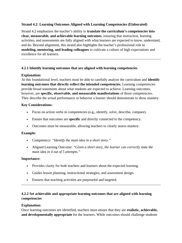 Strand 4 ppst report | PDF | Learning | Teachers