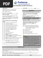 Lower Mainland MRI Requisition Form | PDF | Magnetic Resonance Imaging ...