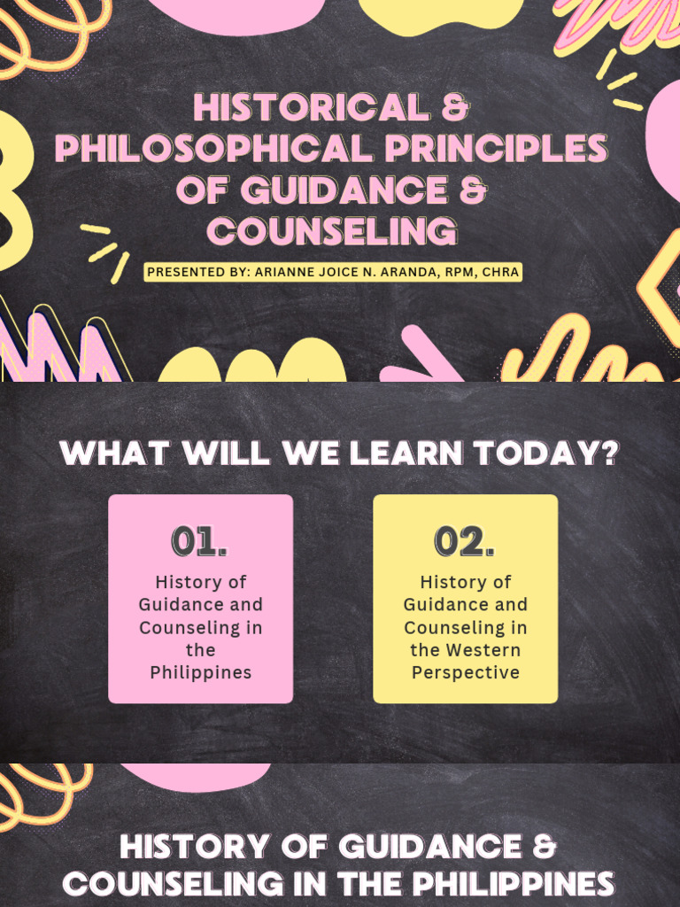 Bpsy 101 Lesson #2 (Historical and Philosophical Principles of Guidance ...