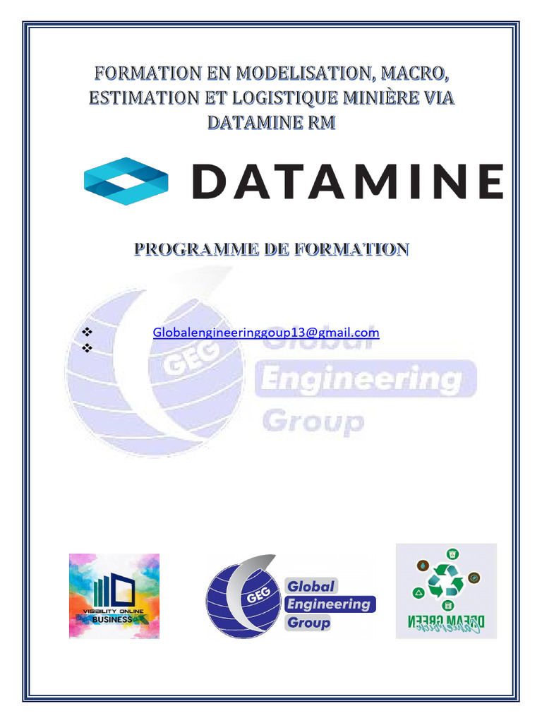 Datamine RM Programme | PDF | Macro-définition | Programmation informatique
