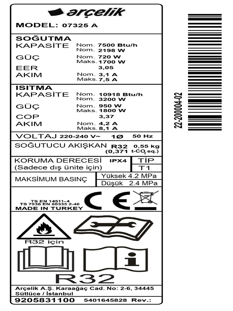9205831100_202203152215276_RATING LABEL 1tr_TR | PDF