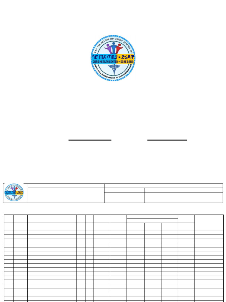 Malaria Labratory Registeration Log Book | PDF