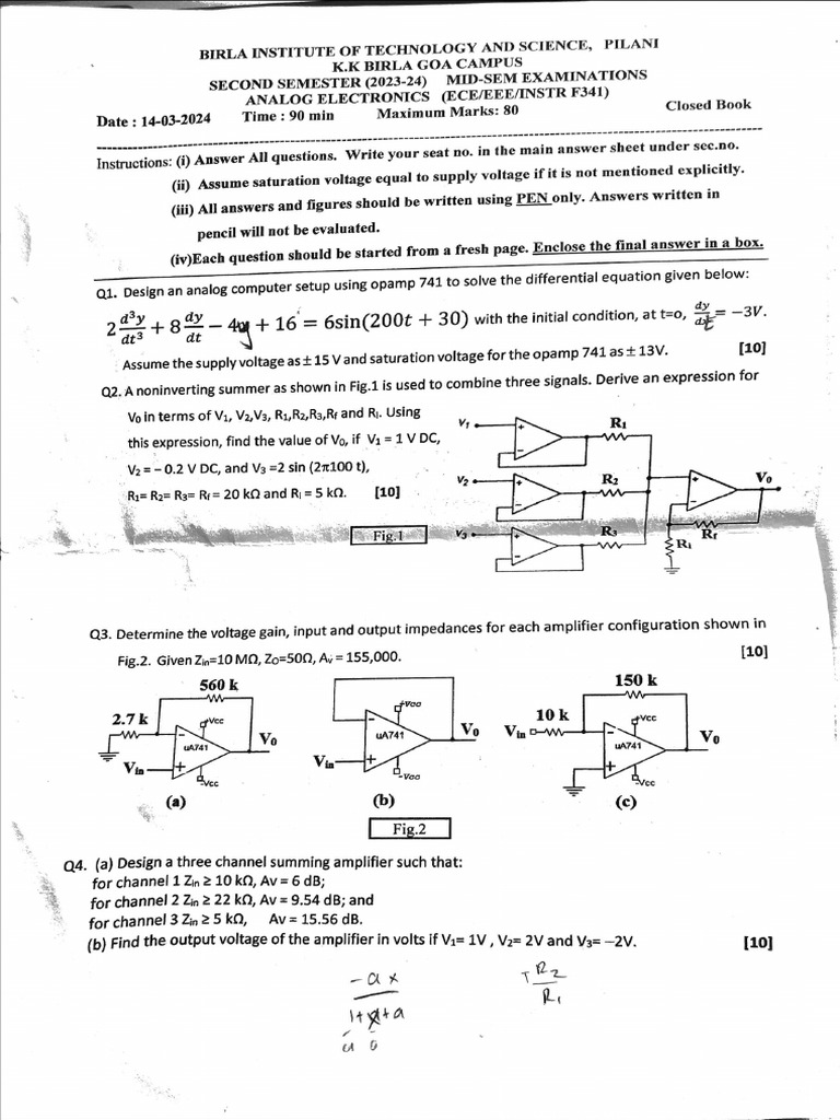 Midsem q Paper | PDF