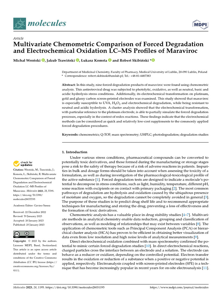 Wroński et al_2023_Multivariate Chemometric Comparison of Forced ...