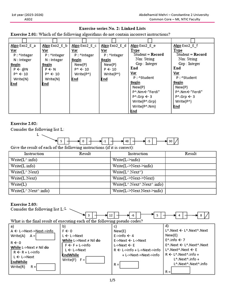 Tut2 ASD2 2026 Cne2 | PDF | Parameter (Computer Programming) | Algorithms