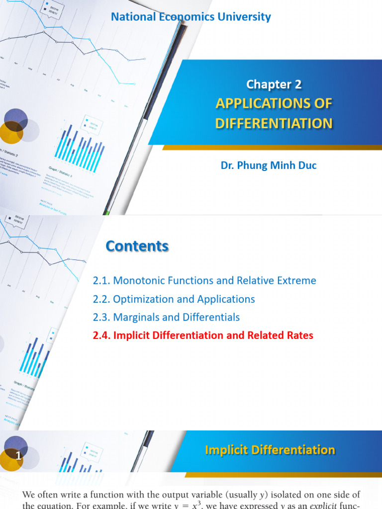 2.4. Implicit Differentiation and Related Rates | PDF