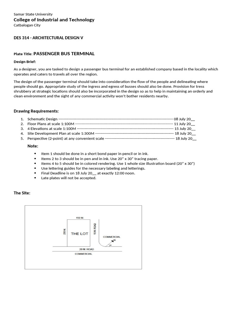 Passenger Bus Terminal | PDF