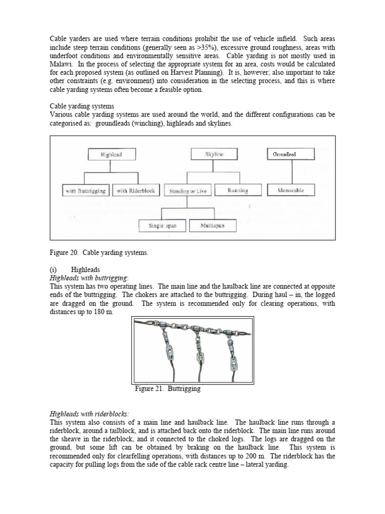 Cable Yarding 43 Pages | PDF | Road Surface | Road