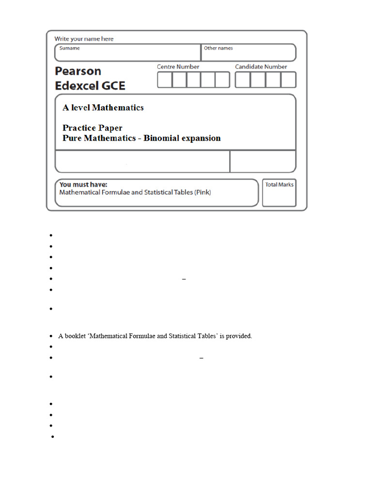 A Level Mathematics _ Practice Paper _ 4.4 _ Geometric Sequences and ...