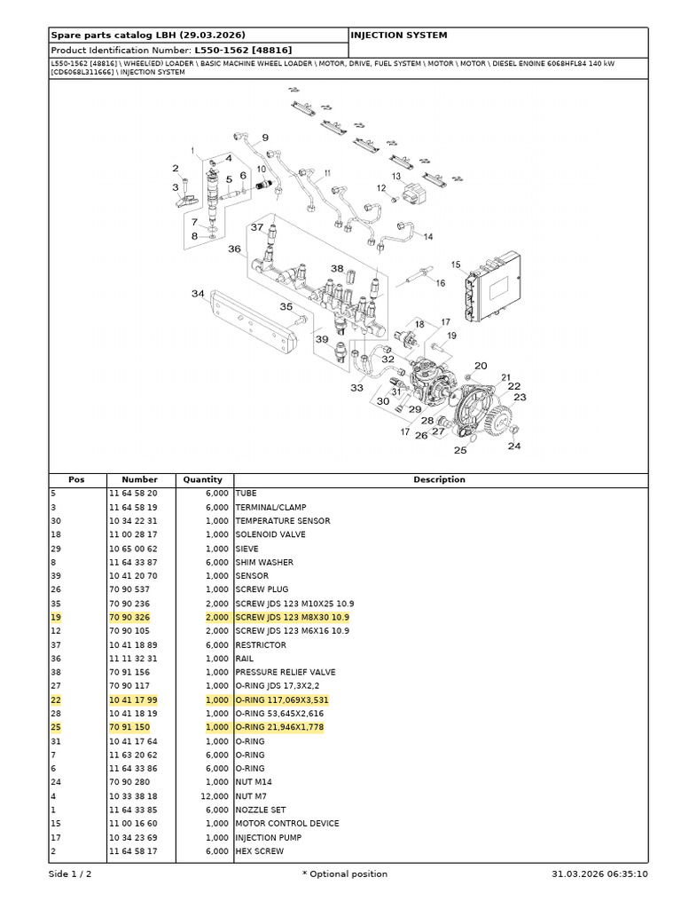Injection System - 20260331 - 063510 | PDF | Propulsion | Rotating Machines