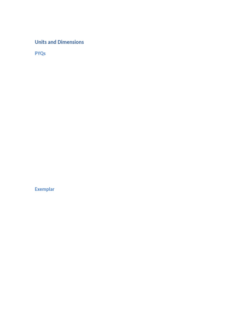 Physics Mock Structure | PDF