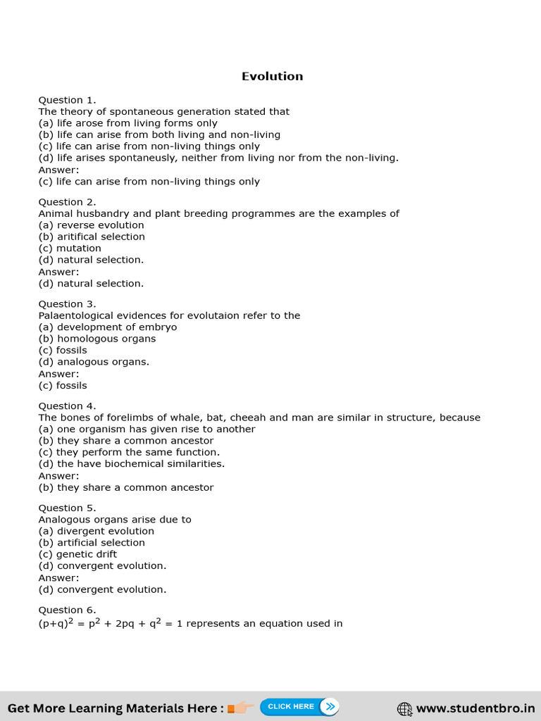 6929591759265_1. Evolution Part - 1.pdf | PDF
