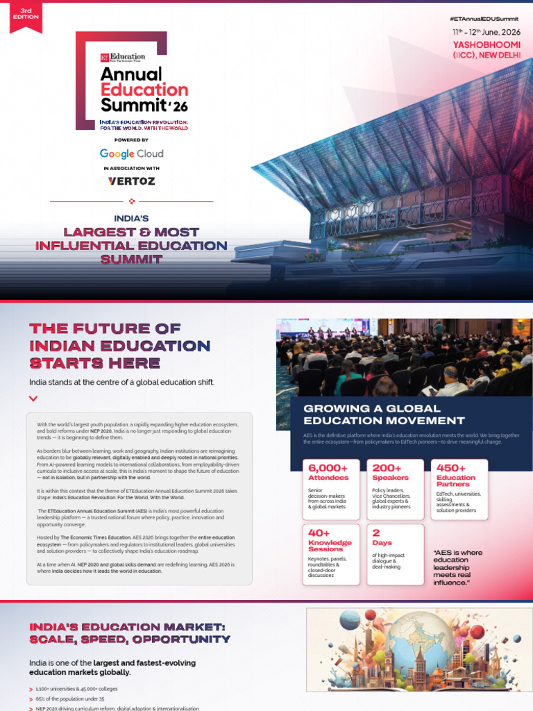 AES Brochure 2026 Delhi | PDF | Educational Technology | Artificial ...