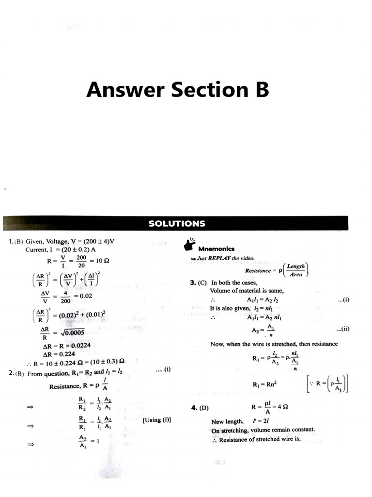 Answer Section B | PDF
