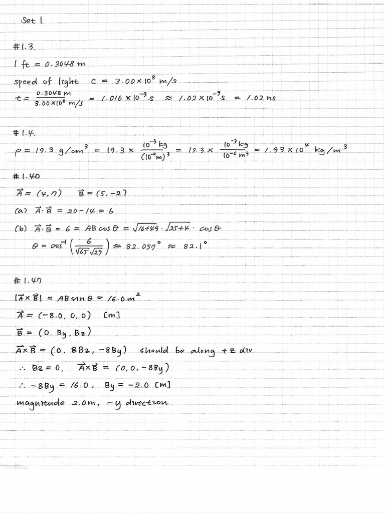 Set 1 Solution | PDF