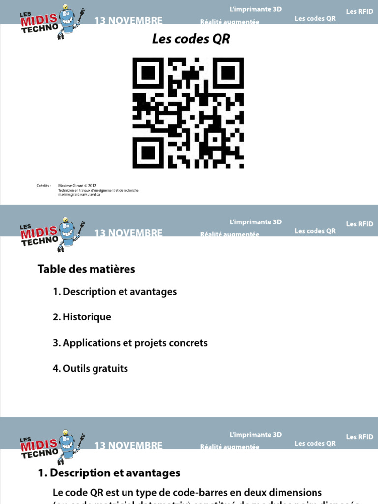 Les QRR Codes | PDF | Informatique | Informatique
