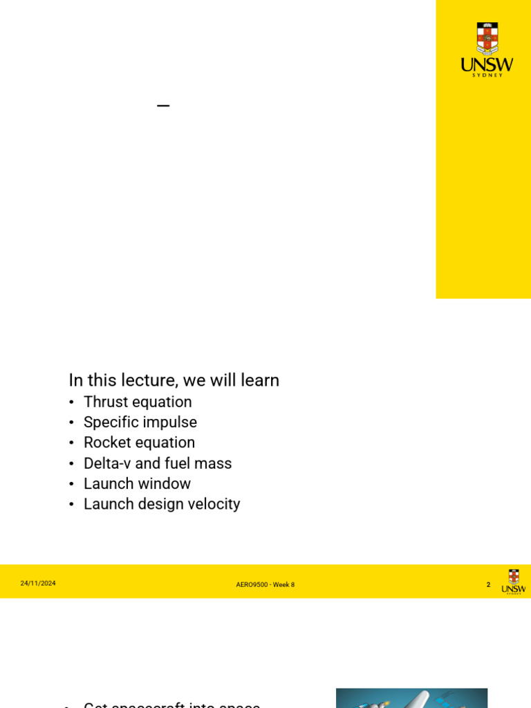 Week 8 Launch Vehicles | PDF | Rocket | Spacecraft Propulsion