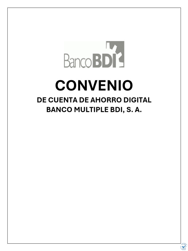 Convenio de Cuenta de Ahorro Digital - Signed | PDF | Respuesta de Voz ...
