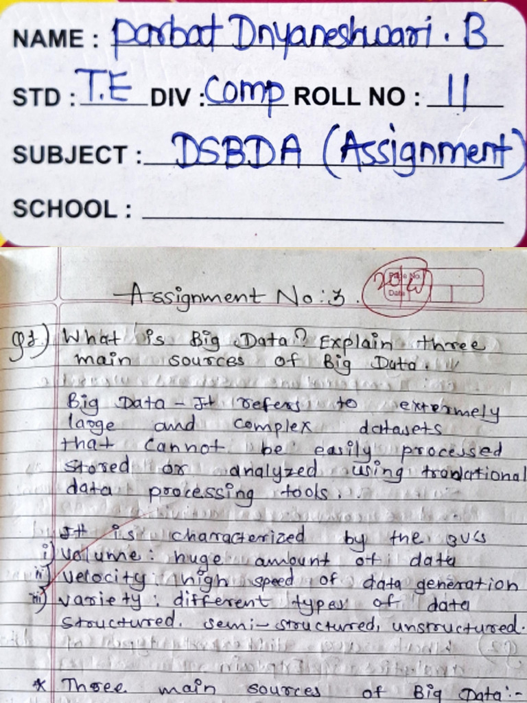 Dsbda Assign 3, 4 | PDF