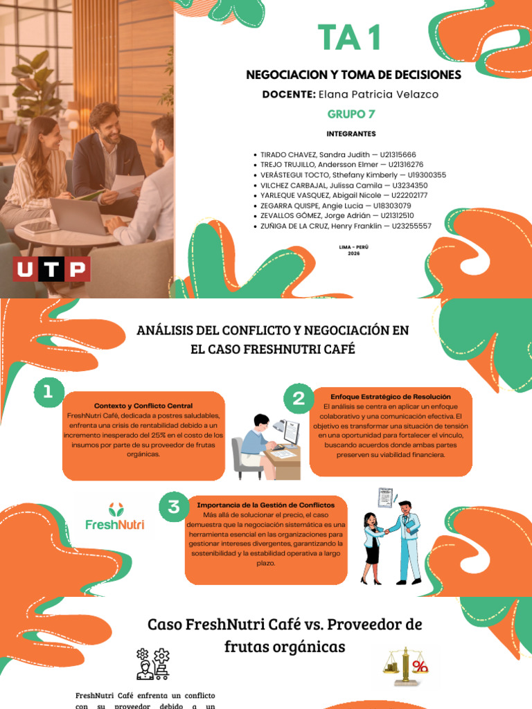 TA 1 | PDF | Business | Negociación