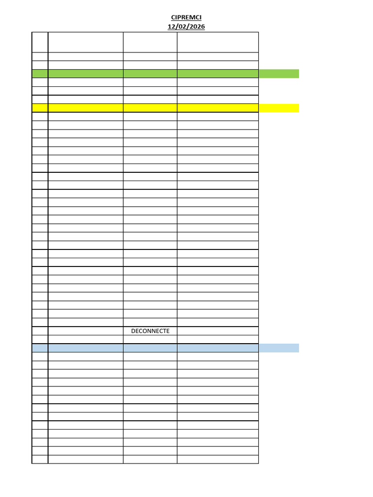 Rapport CIPREMCI 12-02-2026 | PDF