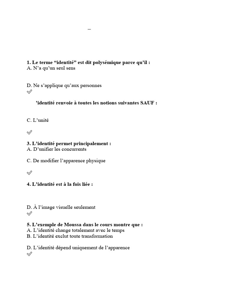 QCM Identite Visuelle Chap 1 | PDF | Marque | Logos