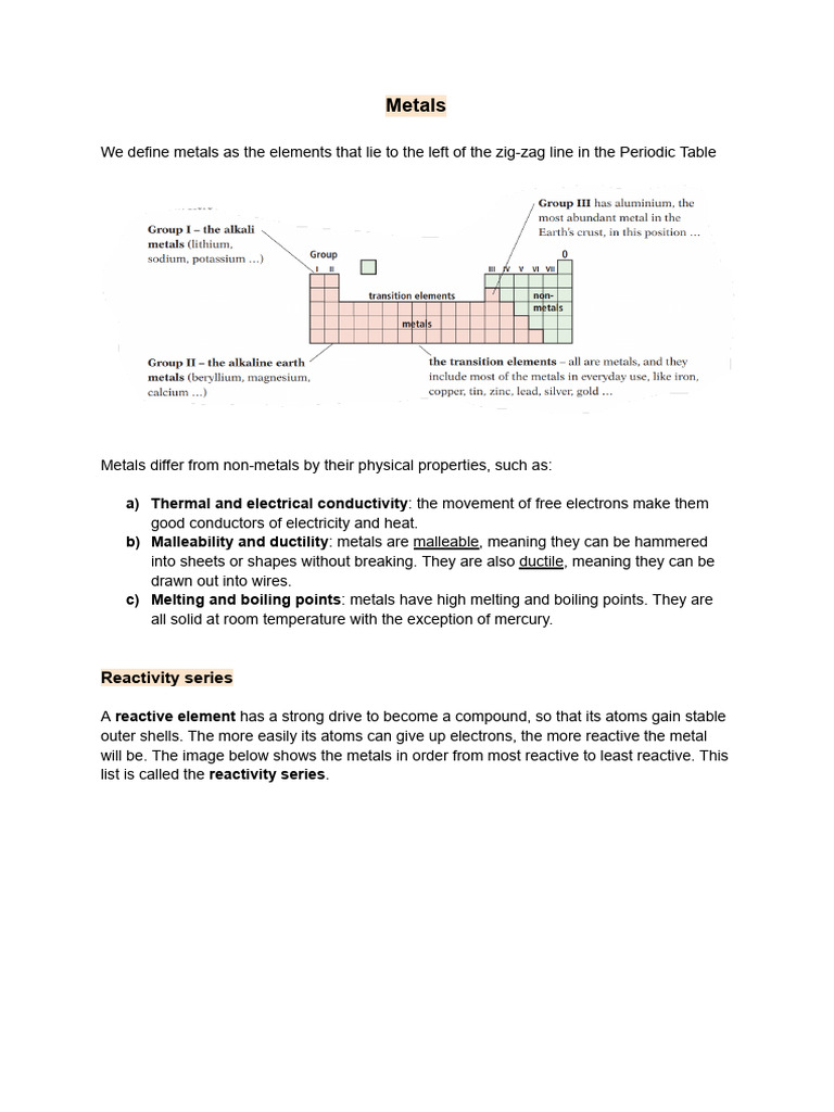 Metals | PDF | Iron | Rust