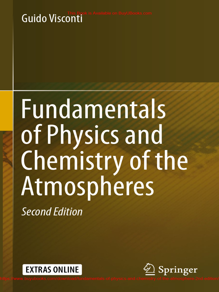 Fundamentals of Physics and Chemistry of The Atmosphere (2nd Edition ...