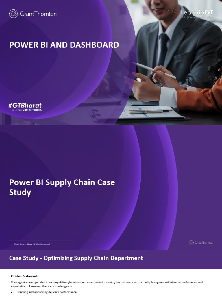 Power BI Supply Chain Case Study | PDF | Supply Chain | Performance ...