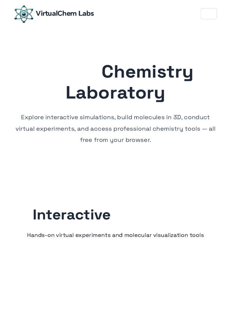 Virtual Lab _ Virtual Chemistry Lab | PDF