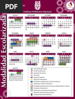 Calendario Escolar IPN 2024-2025 | PDF